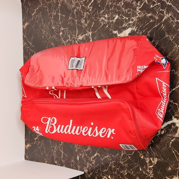 1999 Budweiser 24 can Toronto Blue Jays Insulated Cooler Bag Carry Starps Zipper - Picture 6 of 6